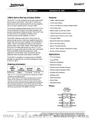 EL5421T datasheet pdf Intersil
