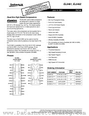 EL5482 datasheet pdf Intersil