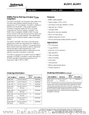 EL5811 datasheet pdf Intersil
