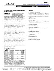 EL6173 datasheet pdf Intersil