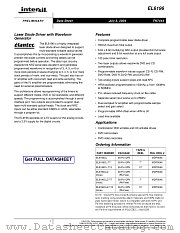 EL6196 datasheet pdf Intersil