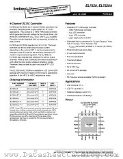 EL7520A datasheet pdf Intersil