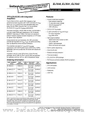 EL7641 datasheet pdf Intersil