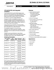 EL7641A datasheet pdf Intersil