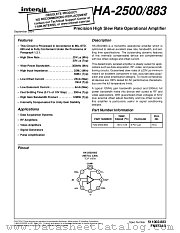 HA-2500/883 datasheet pdf Intersil