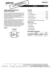 HA-2515 datasheet pdf Intersil