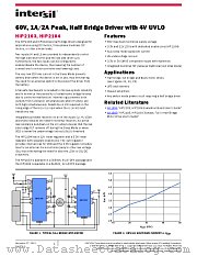 HIP2103 datasheet pdf Intersil