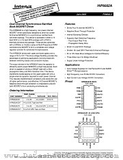 HIP6602A datasheet pdf Intersil