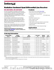 HS-26C32EH datasheet pdf Intersil