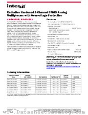 HS-508BEH datasheet pdf Intersil