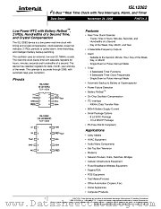 ISL12082 datasheet pdf Intersil