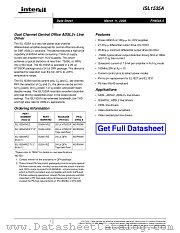 ISL1535A datasheet pdf Intersil
