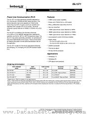 ISL1571 datasheet pdf Intersil