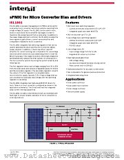 ISL1801 datasheet pdf Intersil
