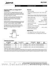 ISL21032CPH306 datasheet pdf Intersil