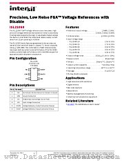 ISL21060CFH625 datasheet pdf Intersil