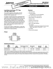 ISL22319 datasheet pdf Intersil