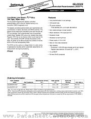ISL22329 datasheet pdf Intersil