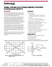 ISL23318 datasheet pdf Intersil