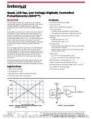 ISL23348 datasheet pdf Intersil