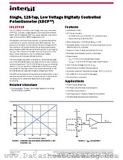 ISL23418 datasheet pdf Intersil