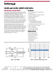 ISL267450A datasheet pdf Intersil