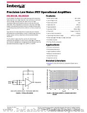 ISL28210 datasheet pdf Intersil