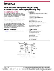 ISL28478 datasheet pdf Intersil
