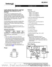 ISL29010 datasheet pdf Intersil