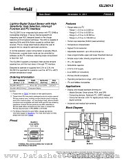 ISL29013 datasheet pdf Intersil