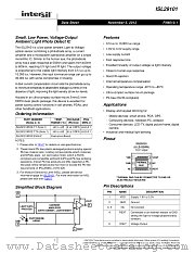 ISL29101 datasheet pdf Intersil