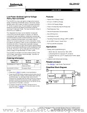 ISL29102 datasheet pdf Intersil