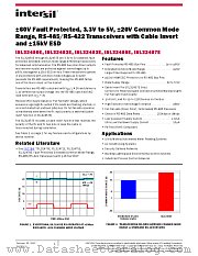 ISL32455E datasheet pdf Intersil