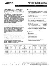 ISL3283E datasheet pdf Intersil