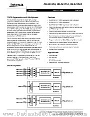 ISL54102A datasheet pdf Intersil