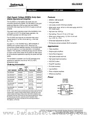 ISL55002 datasheet pdf Intersil