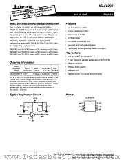 ISL55009 datasheet pdf Intersil