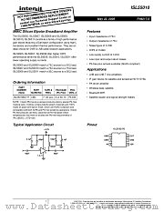 ISL55010 datasheet pdf Intersil