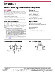 ISL55015 datasheet pdf Intersil