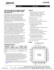 ISL6263B datasheet pdf Intersil