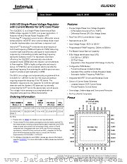 ISL6263C datasheet pdf Intersil