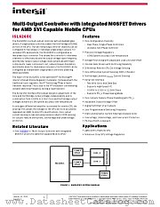 ISL6265C datasheet pdf Intersil