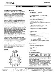 ISL6269B datasheet pdf Intersil