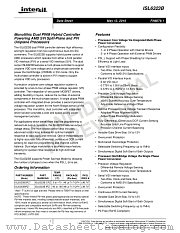 ISL6323B datasheet pdf Intersil