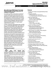 ISL6324 datasheet pdf Intersil