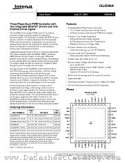 ISL6566A datasheet pdf Intersil