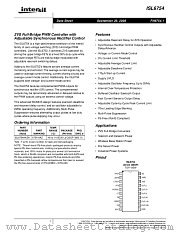 ISL6754 datasheet pdf Intersil