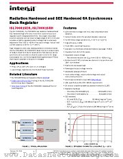 ISL70001SRH datasheet pdf Intersil