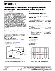 ISL70444SEH datasheet pdf Intersil