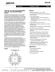 ISL8106 datasheet pdf Intersil